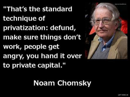 Chomsky on private capital